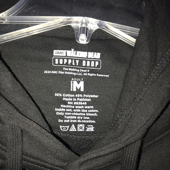 AMC The Walking Dead official Supply Drop Medium Michonne hoodie New - Picture 3 of 4